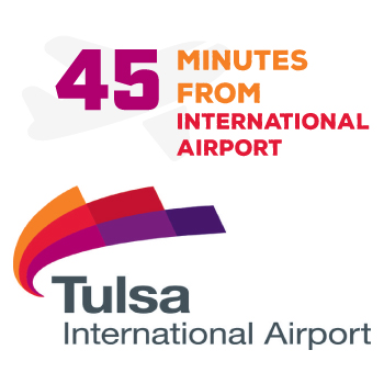 Nowata, Oklahoma is 45 Minutes from Tulsa International Airport