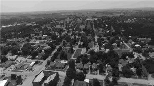 Aerial Drone Photo of Nowata Oklahoma